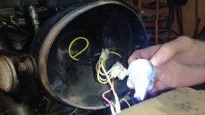 Светодиодная лампа в фару Иж Планета 5