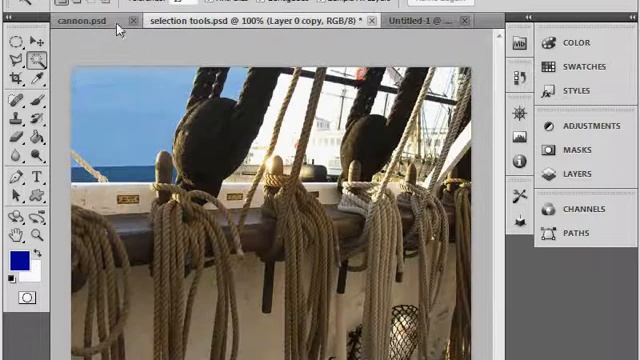 Adobe Photoshop CS5 Quick Selection Tool Tutorial - How to use Photoshop Selection Tools смотреть онлайн