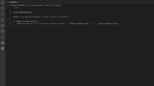 PHP - CONEXÃO COM BANCO DE DADOS MYSQL UTILIZANDO MYSQLi смотреть онлайн