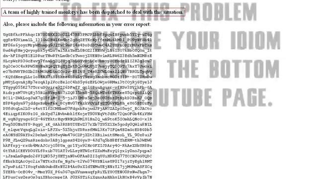 How to fix the 500 Internal Error on youtube (highly monkeys error) смотреть онлайн