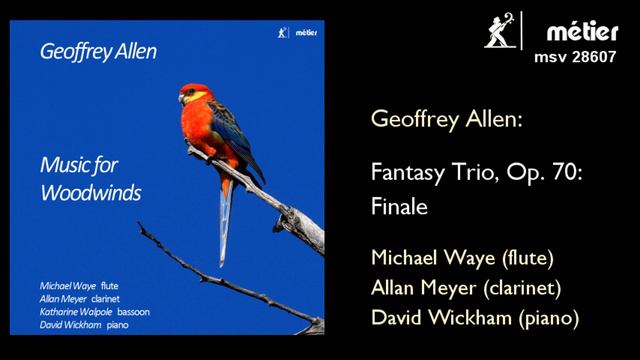 Geoffrey Allen's Fantasy Trio for Flute Clarinet and Piano смотреть онлайн