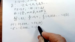 10 класс . Алгебра и начала анализа. Тема «Целые и рациональные числа»