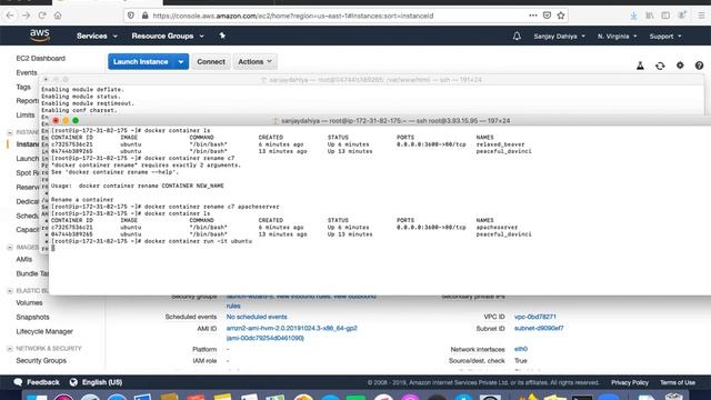 Docker Lecture- 3 | डॉकर कंटेनर port, rename, copy, kill, wait, pause, unpause, prune, export смотреть онлайн