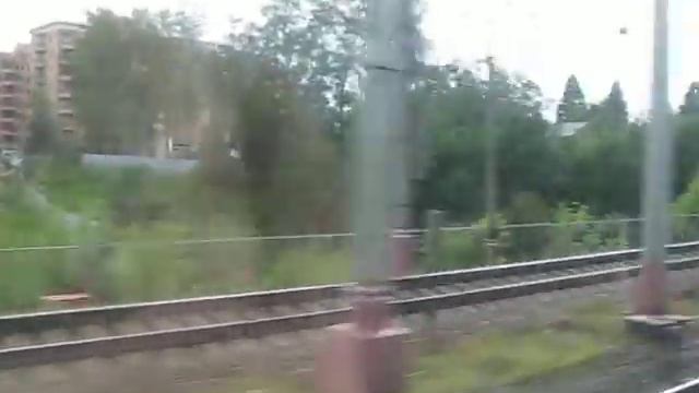 Сходня из окна электрического поезда смотреть онлайн