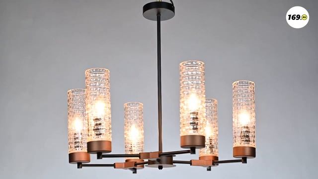 Подвесная люстра Favourite Flumen 2567 6P ✓ купить со склада в Москве и МО ? mebel169.ru смотреть онлайн