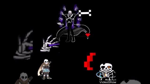 X Gaster+retsaG,universe sans and ink sans (sprite animaton) смотреть онлайн