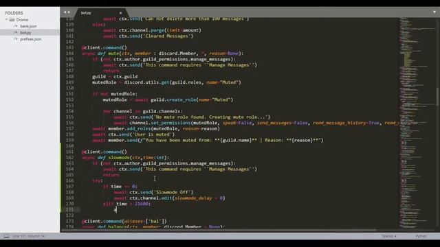 [NEW] - Discord.PY | How to make a bot | Episode 10 - Slowmode!!! смотреть онлайн