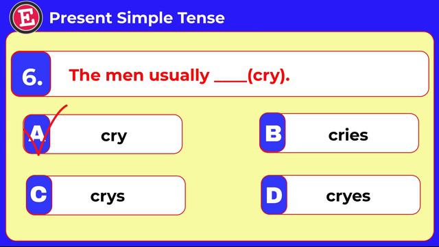 Present Simple Tense : Can You Pass This Grammar Test? смотреть онлайн