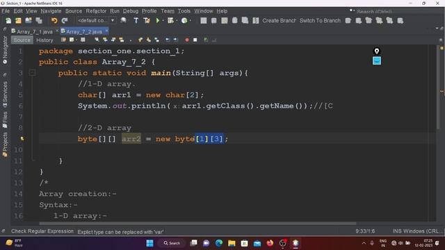 #13- Array Creation | Learn Complete #java in Hindi | Java Standard Edition #hindi смотреть онлайн