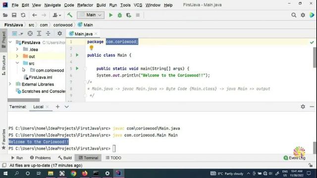13. How to Compile and Run Java Code through Command Line | Be Java Engineer смотреть онлайн