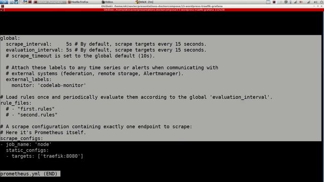 Docker-compose - 13. Wordpress, traefik et grafana/prometheus смотреть онлайн