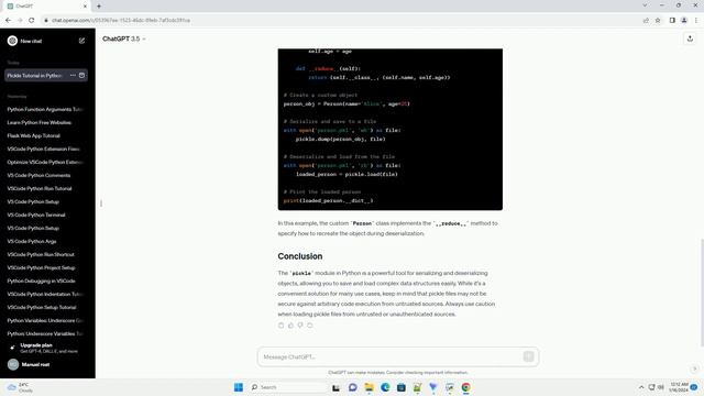 what does pickle do in python смотреть онлайн