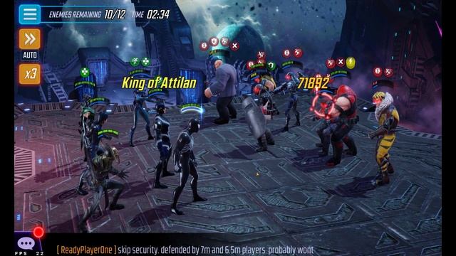 Marvel Strike Force - Ultimus 7 - E8 - Fury's Brotherhood of Mercenaries - Auto Team смотреть онлайн