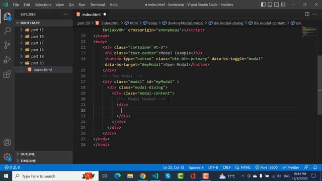 Bootstrap Bangla Tutorial-Bootstrap5 Bangla Tutorial [#20]-Bootstrap 5 Modal смотреть онлайн