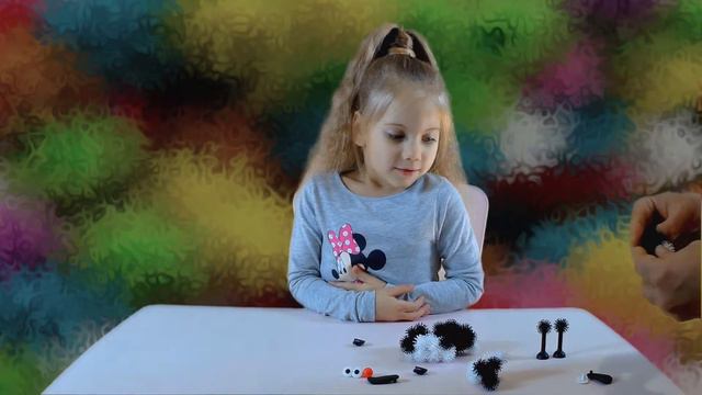 Конструктор Банчемс животные из шариков Репейник / Banchems set unboxing make toy animals смотреть онлайн