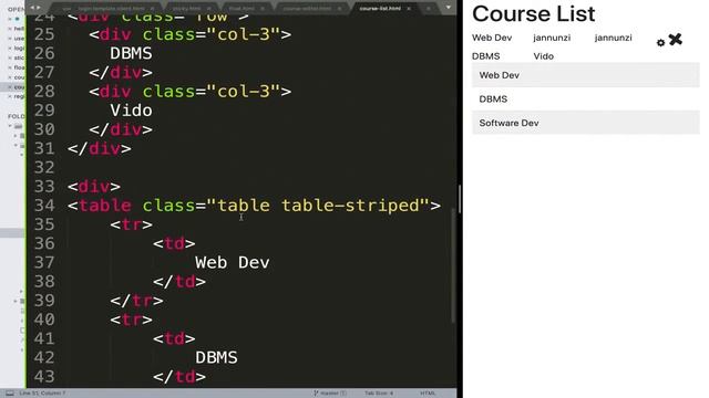 14 Styling tables with Bootstrap смотреть онлайн