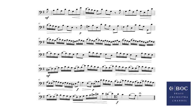 Marcello SONATA №2 in E minor - for trombone and piano. Trombone Solo play along piano accompanimen смотреть онлайн
