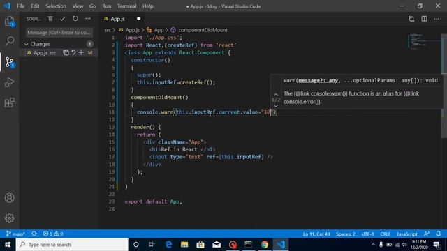 React tutorial for beginners #41 Ref with Example смотреть онлайн