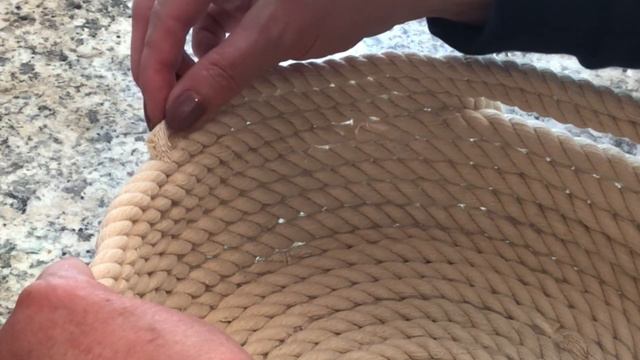 *4 Dollar Tree DIY's - 2021 Trending Outdoor Decor- Woven Rope Tray- Woven Lantern*