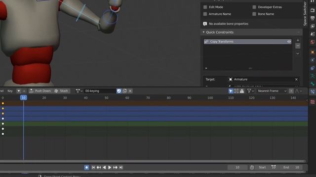 Blender rigging - IK FK auto snapping without scripting смотреть онлайн