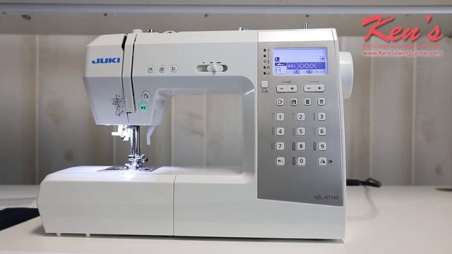 Juki HZL-HT740 Lightweight Computerized Sewing Machine смотреть онлайн