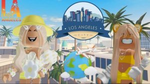 ЛЕТИМ С СИМБОЙ В ЛОС-АНДЖЕЛЕС🇺🇸  Roblox