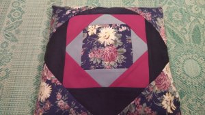 шьём красивую подушечку в интересной технике