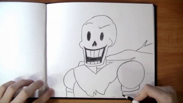 Рисую Папируса из андертейл/Drawing Papyrus from Undertale