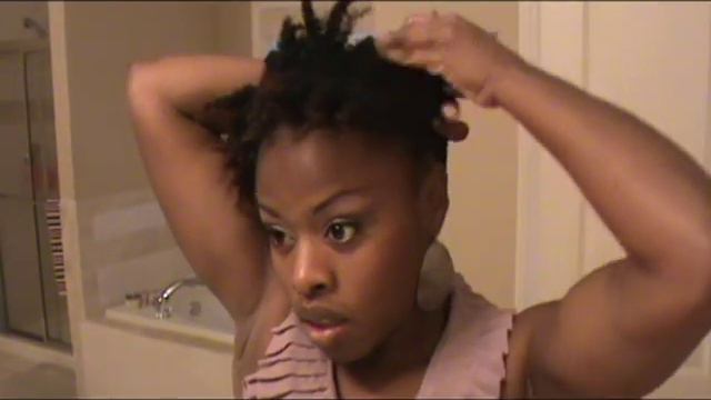 Five Days of Afro Puffs: Day 1 - Puff w/ Flat Twist смотреть онлайн