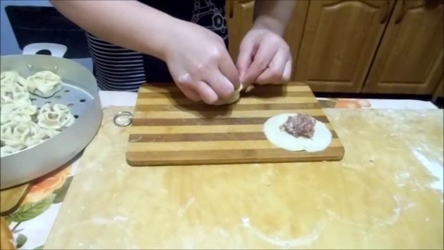 Как заворрачивать манты красиво ? ( правильно ) смотреть онлайн