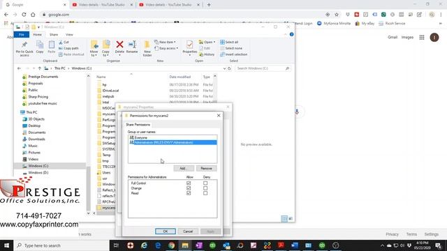 Konica Minolta Bizhub Scan to SMB Shared Folder in Windows 10 смотреть онлайн