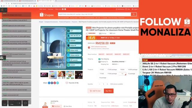 Fuh,Sales 12.12,Bukan Main Eh! Jom Usha Shopee Dan Lazada Sama-Sama смотреть онлайн