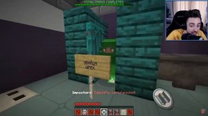 Эдисон забанил Чпунька в амонг ас в майнкрафт!