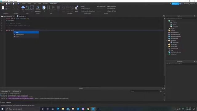 How to use math.random/RNG on Roblox | Part 1 смотреть онлайн