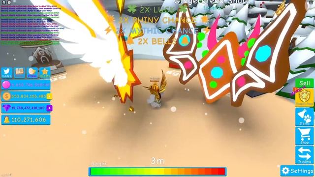 ? WHAT IT'S LIKE TO HAVE *2000X* LUCK IN BUBBLE GUM SIMULATOR ? смотреть онлайн