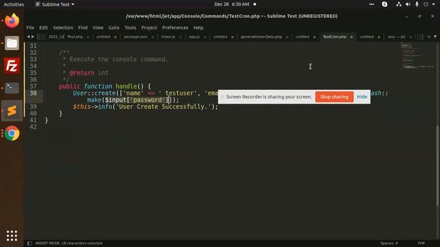 How to Set Cron Job in Laravel 8 using Scheduler | Laravel 8 Cron Job Task Scheduling Tutorial смотреть онлайн