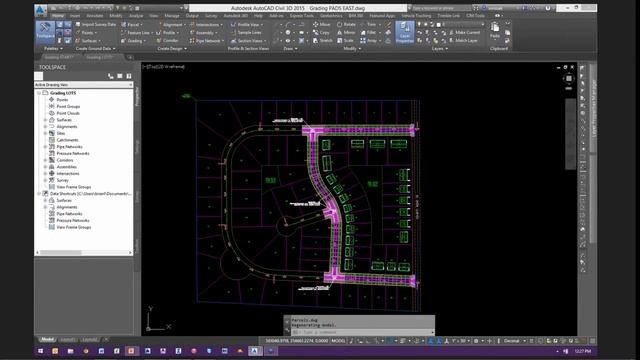 Civil 3D Lot and Road Grading for Residential Development смотреть онлайн