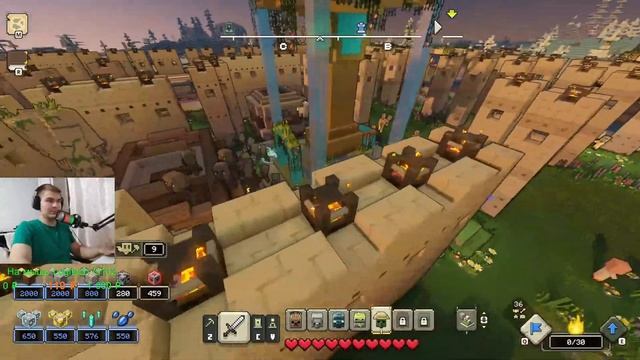 Minecraft Legends | максимальная сложность | достижения | обзор | сюжет | трансляция | стрим | №13 смотреть онлайн