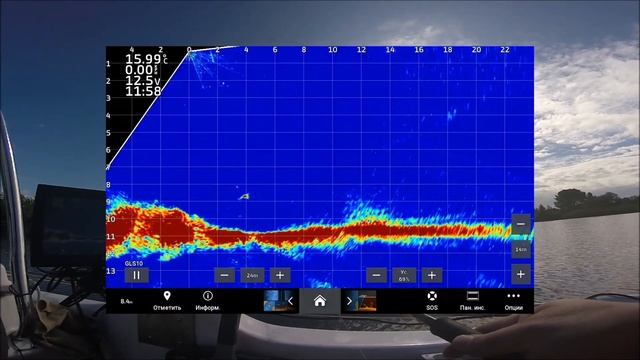 Трудовой судак. Ловля судака #garmin  #Livescope #Panoptix.