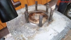 Ремонт поршневой ИЖ Планета 5. Меняем поршень, убираем шум.