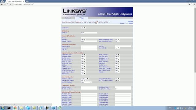 CISCO SPA 8000 VOIP ШЛЮЗ.Настройки веб-интерфейса.ЧАСТЬ 2