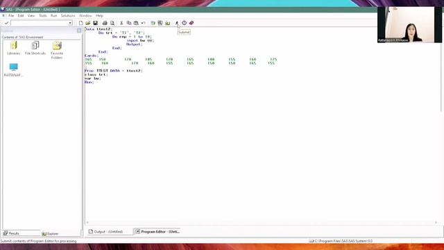 สอนวิธีการใช้โปรแกรมSAS V.9 #โปรแกรม #SAS смотреть онлайн