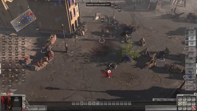 5,000 Germans Charge CITY STREETS of Warsaw Uprising! - Men of War: Robz Mod смотреть онлайн