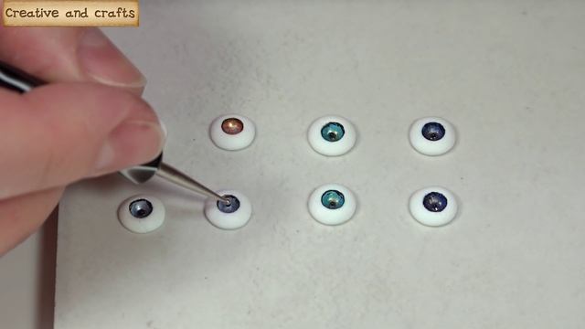 ★ ГЛАЗА ДЛЯ КУКОЛ (полимерная глина + УФ гель) / Eyes for dolls (polymer clay + UV gel) смотреть онлайн
