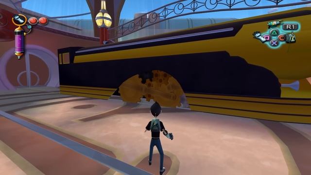 We played the weird Meet the Robinsons game смотреть онлайн