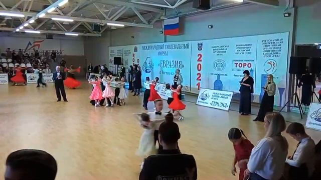 Арсений Ганевич и Валерия Бондаренко Дети открытый класс г. Ростов Танго смотреть онлайн
