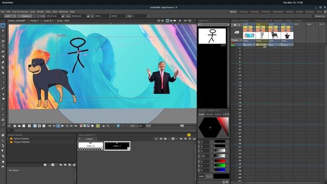 OpenToonz Lesson 7 - Import and Adjust Images (Animation Tool) смотреть онлайн