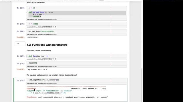 Python Basics: Functions - M1S03 [2020-01-29] смотреть онлайн