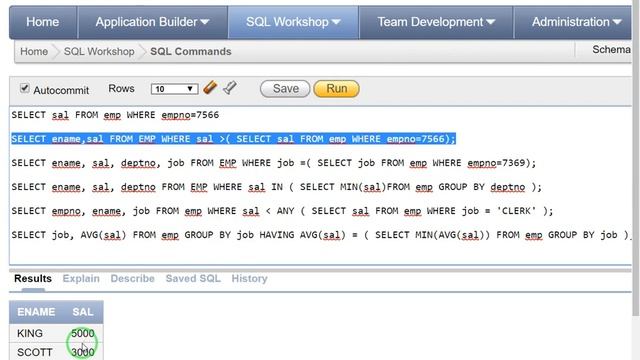 2M.Sc(CS) DBMS & Oracle(Demo of sub queries and Examples) смотреть онлайн