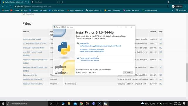 Installation Python смотреть онлайн